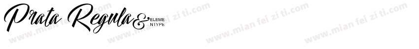 Prata Regula字体转换